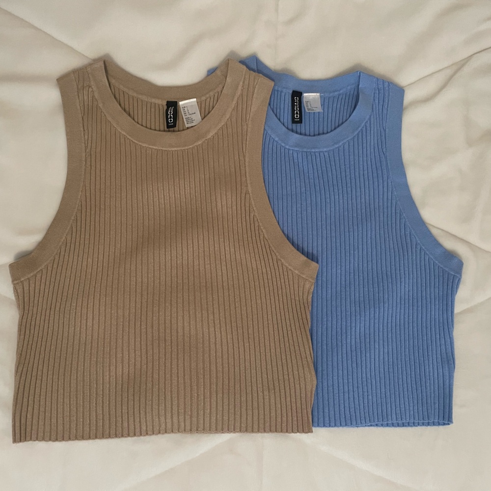 H&M ribbed tank set